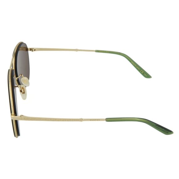 Rare! Gucci Gold Metal Frame w/ Brown Lenses